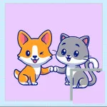 PLay Cats and Dogs Puzzle now!