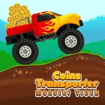 PLay Coins Transporter Monster Truck now!