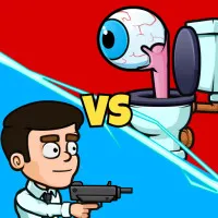 Play game Eye Attack - Toilet Monster War now!