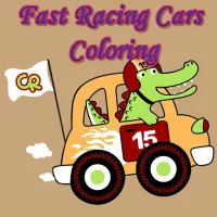 Play game Fast Racing Cars Coloring now!
