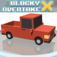 Play game Blocky Overtake X now!
