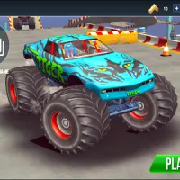Play game Impossible Monster Truck Race Monster Truck Games 2021 now!
