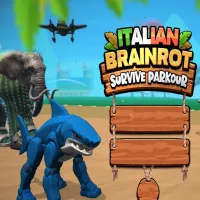 Play game Italian Brainrot Survive Parkour now!