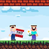 Play game Noob and bimka. Sandbox now!