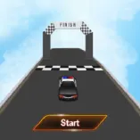 Police Car Line Driving