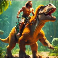 Play game Race with dinosaurs now!