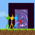 Play Stickman Parkour Skyland now!