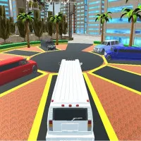 Play game Luxury Limo Taxi Driver City Game now!