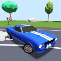 Play game Polygon Drift: Endless Traffic Racing now!