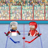 Play game Puppet Hockey Battle now!