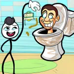PLay Stickman Troll- Thief Puzzle now!