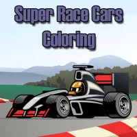 Play game Super Race Cars Coloring now!