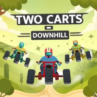 Play game Two Carts - Downhill now!